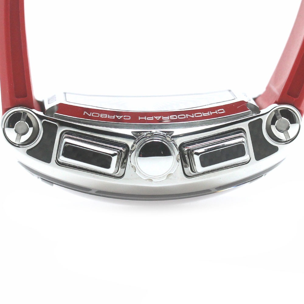 クストス CVSTOS CVT-CHR2-CARBON ST チャレンジ クロノ II 自動巻き メンズ 良品 保証書付き_871244【中古】 クストス CVSTOS CVT-CHR2-CARBON ST チャレンジ クロノ II 自動巻き メンズ 良品 保証書付き_871244【中古】