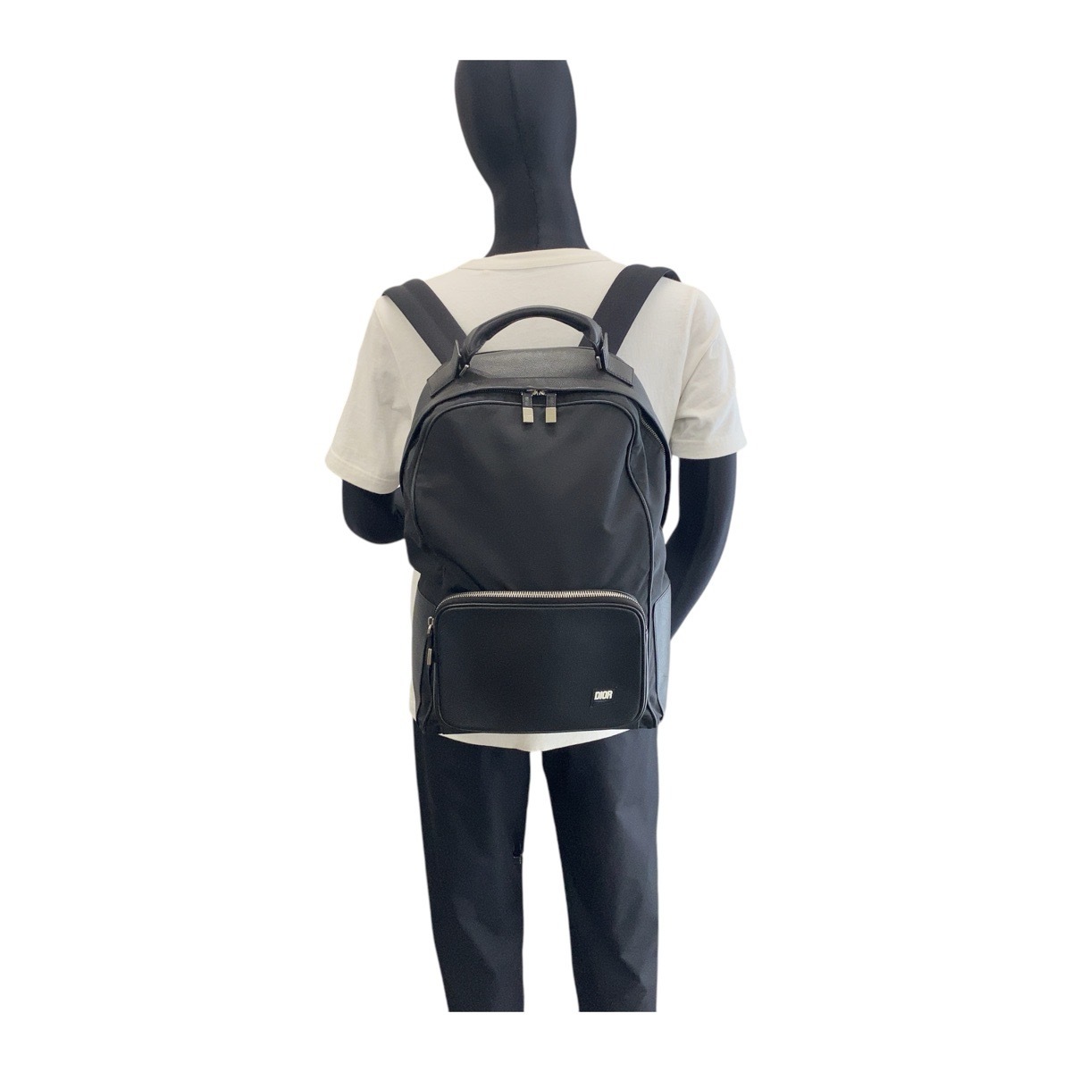 ブラック 黒 シルバー金具 ナイロン/レザー 03 BO 1105 リュック バックパック メンズ 501884 ブラック 黒 シルバー金具 ナイロン/レザー 03 BO 1105 リュック バックパック メンズ 501884