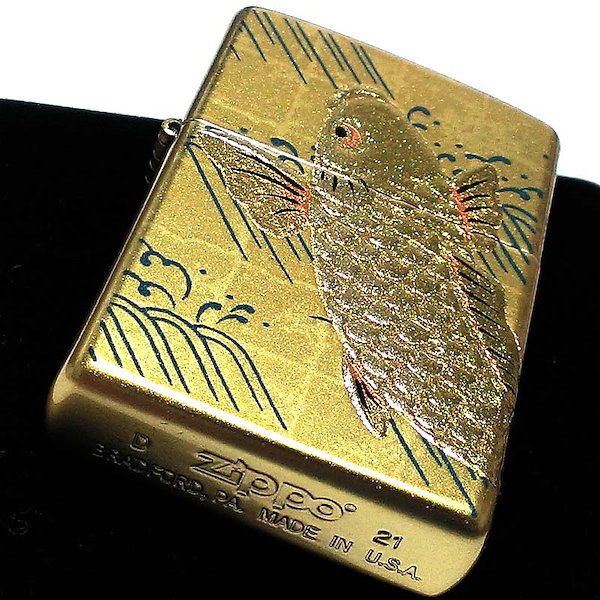 Qoo10] ジッポー ZIPPO 和柄 ライター 本金蒔絵 鯉