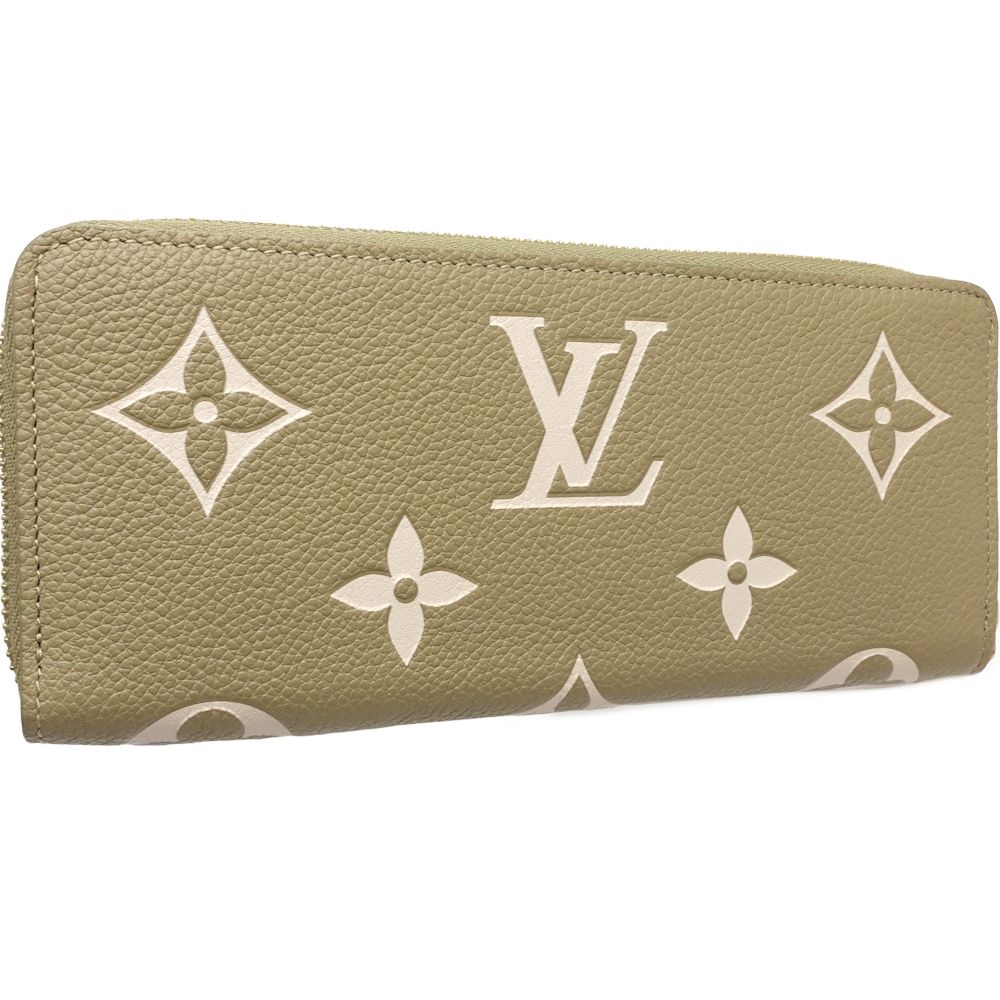 ポルトフォイユ クレマンス M82478 長財布 モノグラム バイカラー アンプラント カーキ クレーム/181138【中古】 ポルトフォイユ クレマンス M82478 長財布 モノグラム バイカラー アンプラント カーキ クレーム/181138【中古】