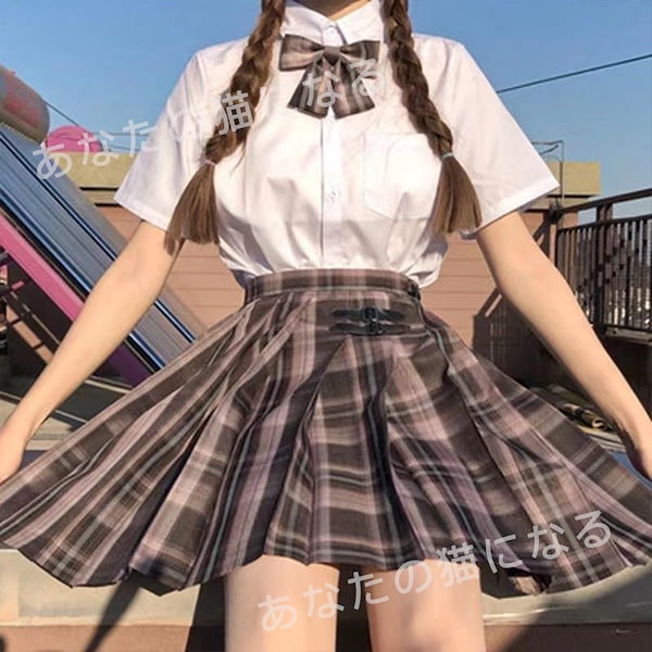 メガ割!人気No.1!!最安値! 【券で折る】JK制服 3点セット ミニスカート プリーツスカート 入学式 女子高生