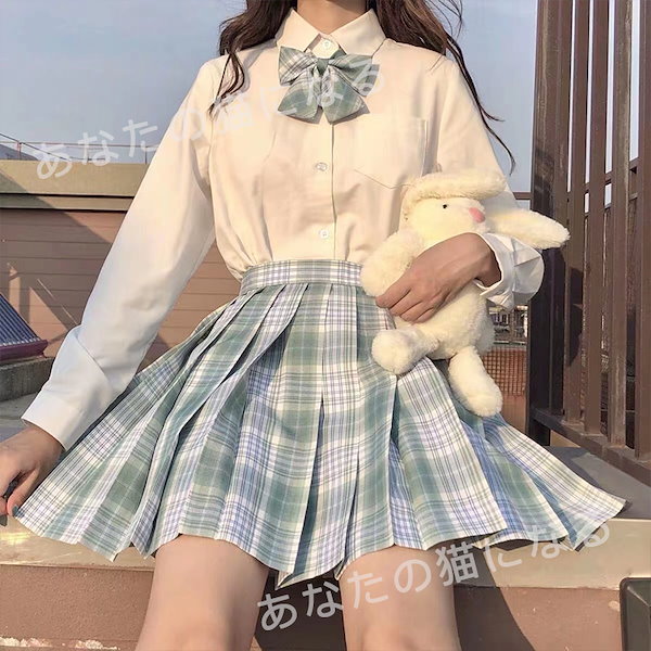 メガ割!人気No.1!!最安値! 【券で折る】JK制服 3点セット ミニスカート プリーツスカート 入学式 女子高生