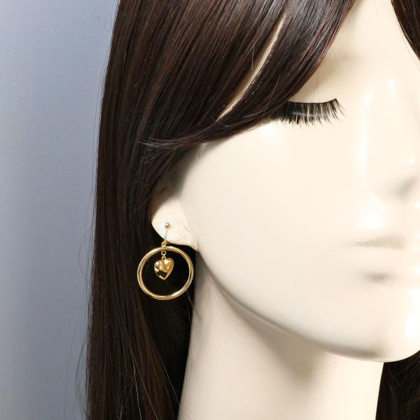 K18 18金 YG イエローゴールド イヤリング 総重量約3.7g ジュエリー 中古