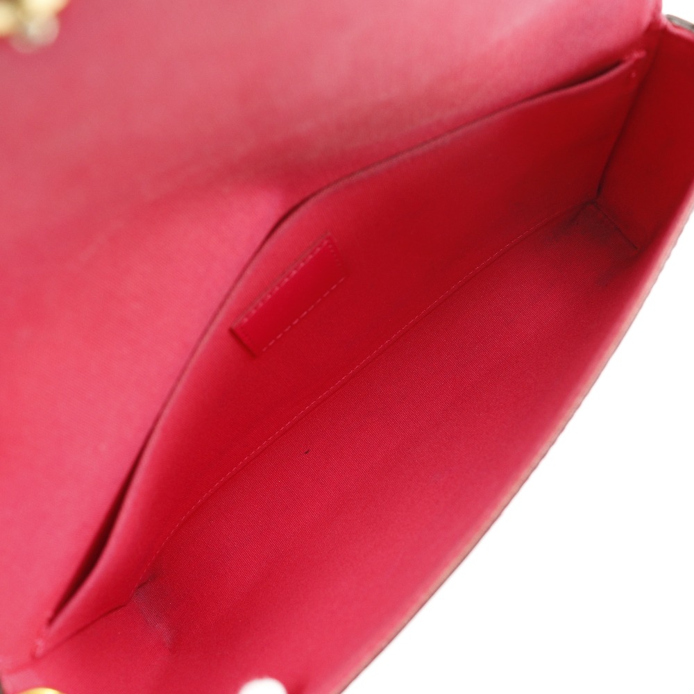 フェリーチェ ポシェットウォレット チェーンウォレット M61787 ショルダーバッグ モノグラムヴェルニ ホットピンク レディース 中古品 フェリーチェ ポシェットウォレット チェーンウォレット M61787 ショルダーバッグ モノグラムヴェルニ ホットピンク レディース 中古品