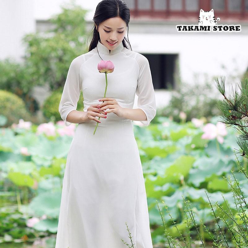 【ハロウィン】チャイナドレス ロング チャイナワンピース アオザイ 中国風 チャイナ服 Aライン 大きいサイズ 7分袖 ハロウィン コスプレ コスチューム チーパオ 【ハロウィン】チャイナドレス ロング チャイナワンピース アオザイ 中国風 チャイナ服 Aライン 大きいサイズ 7分袖 ハロウィン コスプレ コスチューム チーパオ