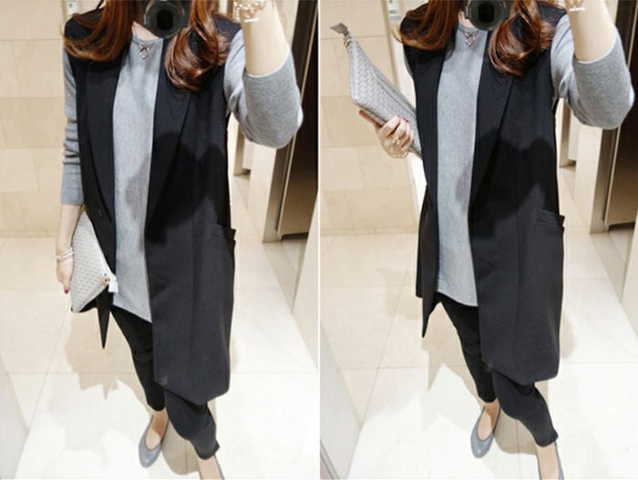 ベスト ジレ ロングジレ レディース ロングジレベスト Vネック 春秋 ロング ベスト ジレ ロングジレ レディース ロングジレベスト Vネック 春秋 ロング