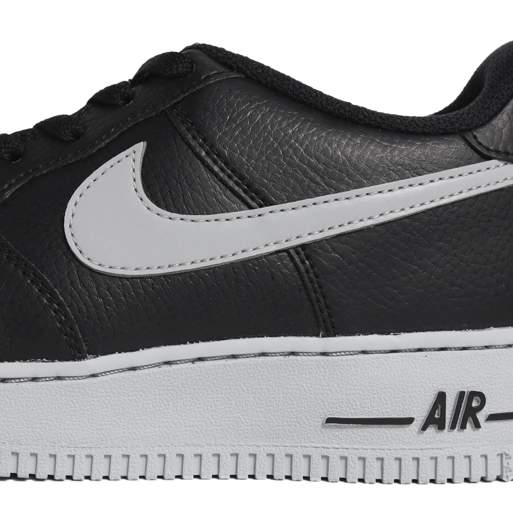 NIKE ナイキ エアフォース スニーカー AIR FOCE 1 GS BLACK/WOLF GREY ( 黒 ブラック グレー レディース ウィメンズ HQ3807-001 )