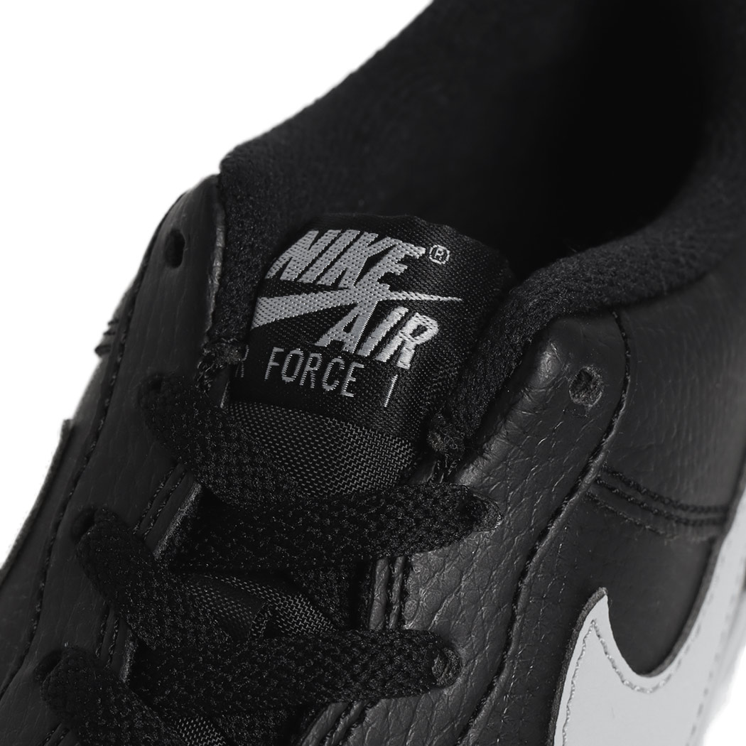 NIKE ナイキ エアフォース スニーカー AIR FOCE 1 GS BLACK/WOLF GREY ( 黒 ブラック グレー レディース ウィメンズ HQ3807-001 )