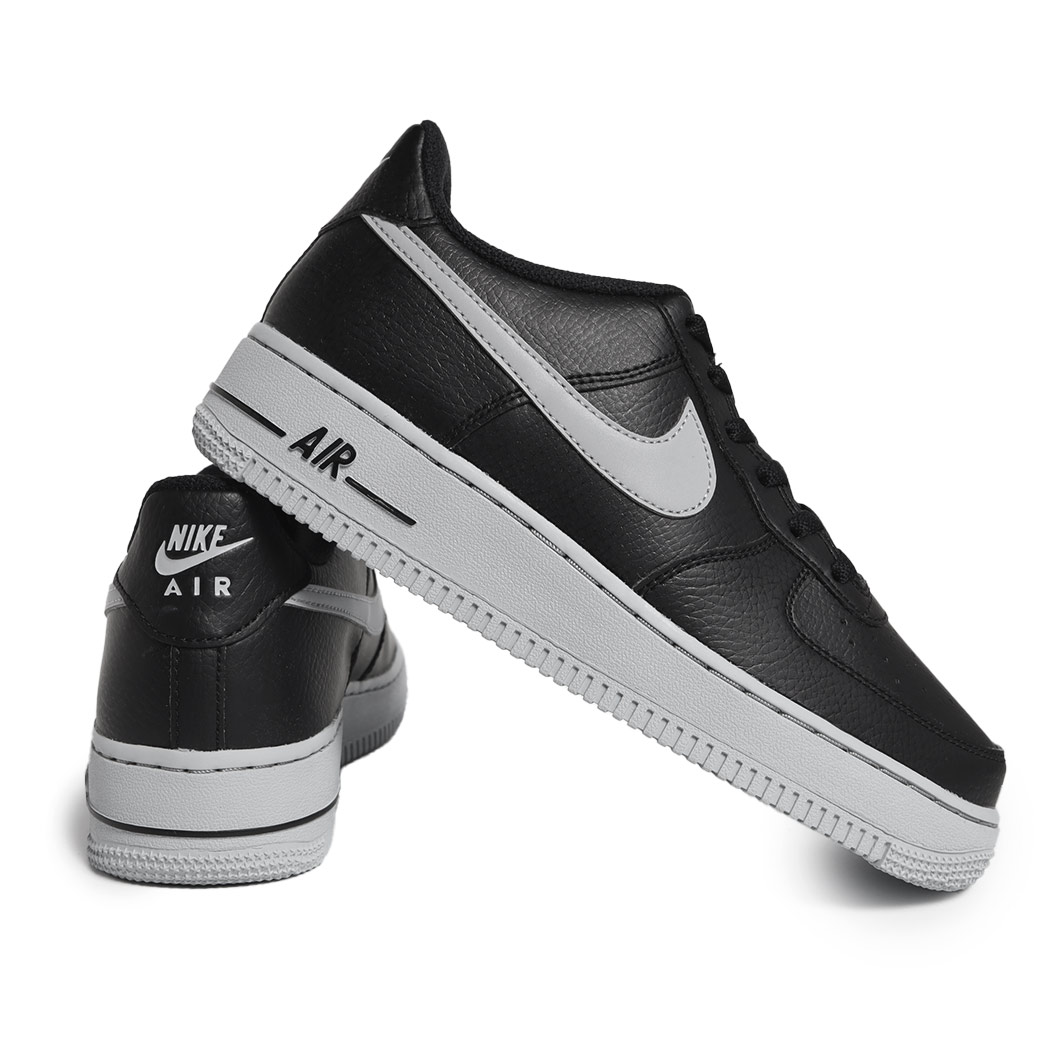NIKE ナイキ エアフォース スニーカー AIR FOCE 1 GS BLACK/WOLF GREY ( 黒 ブラック グレー レディース ウィメンズ HQ3807-001 )