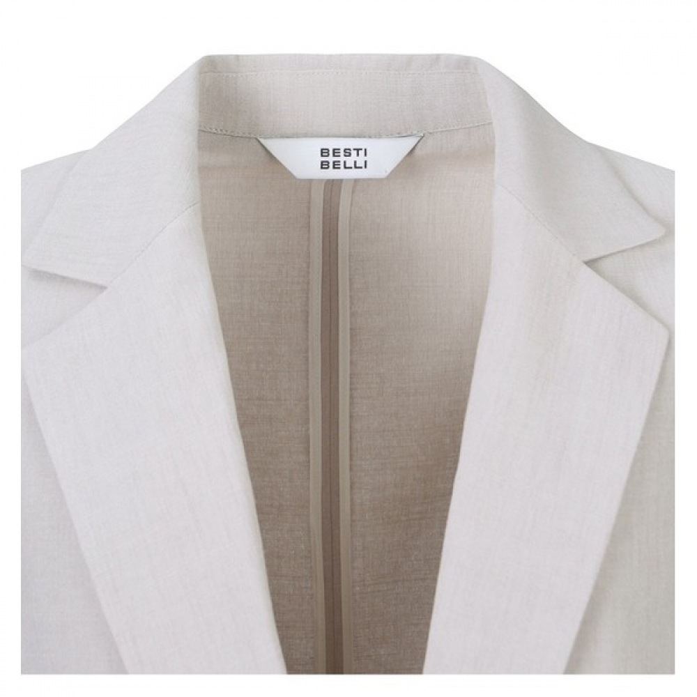 [ベスティベリ] プリントポケットロールアップジャケット（BGJAE2152）