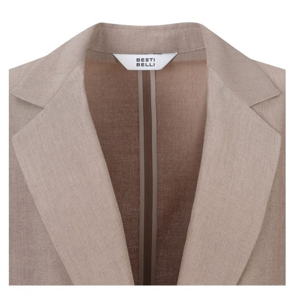 [ベスティベリ] プリントポケットロールアップジャケット（BGJAE2152）