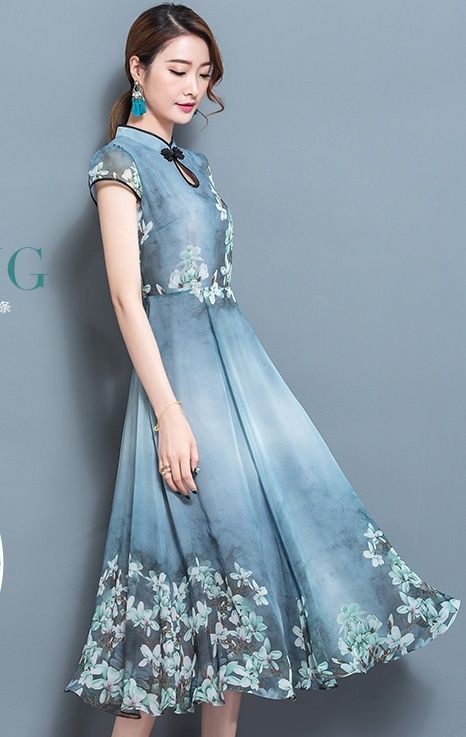 レディース ワンピース ドレス フレア ミモレ 膝下 半袖 クルーネック Aライン セミフレア チャイナ 大人可愛い かわいい エレガント アジアン 花柄 夏 春 パーティー お揃い M L XL レディース ワンピース ドレス フレア ミモレ 膝下 半袖 クルーネック Aライン セミフレア チャイナ 大人可愛い かわいい エレガント アジアン 花柄 夏 春 パーティー お揃い M L XL