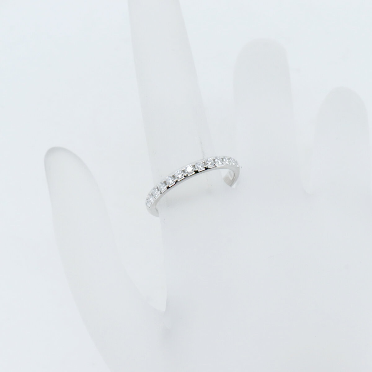 ハーフエタニティ ダイヤモンド リング 指輪 12号 4℃ Pt999(プラチナ) 質屋出品 ハーフエタニティ ダイヤモンド リング 指輪 12号 4℃ Pt999(プラチナ) 質屋出品