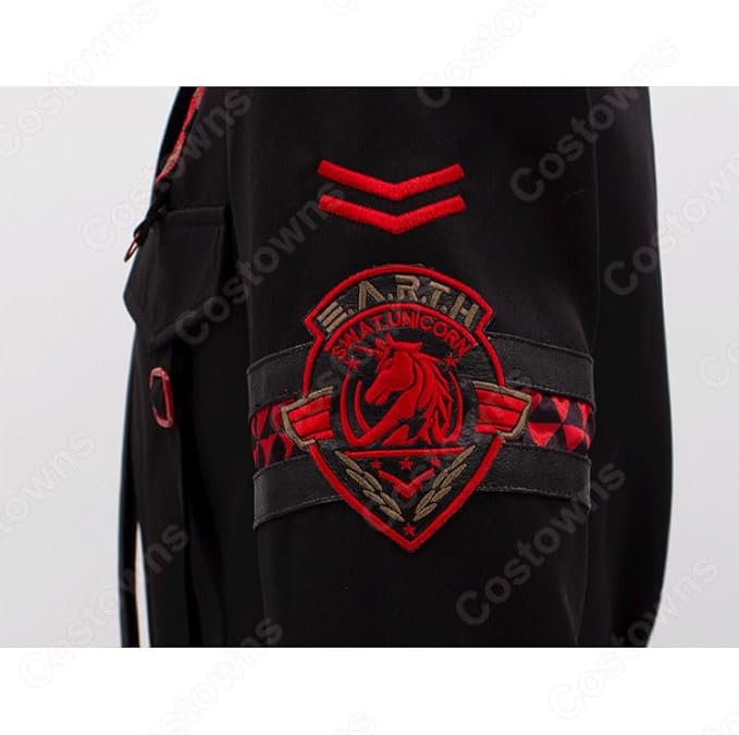 恋と深空 セイヤ コスプレ衣装 Evol特殊部隊 黒 制服(ウィッグ 靴別売り)一部在庫