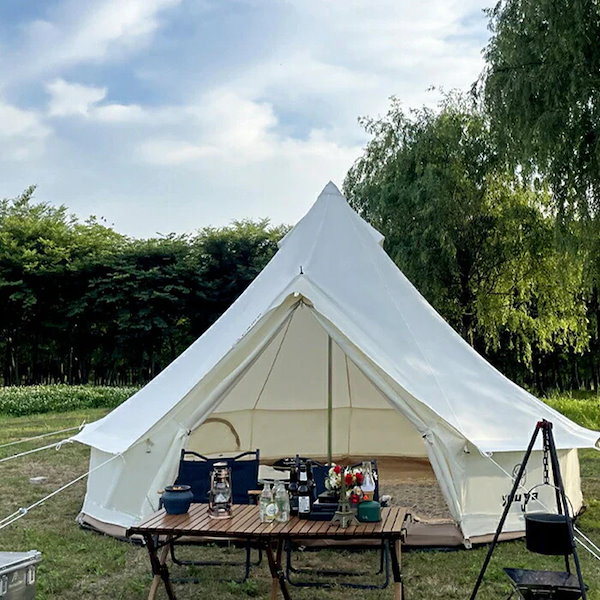 未開封】 ティピーテント ワンポールテント 3~4人用 ファミリーテント