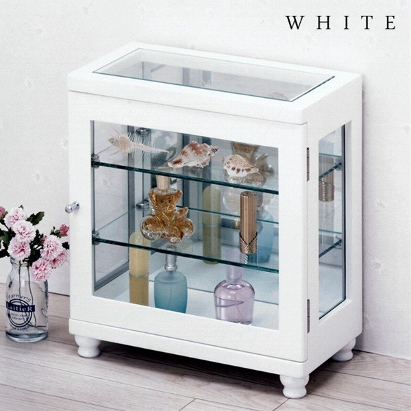 ラック 棚 扉付き ガラス コレクション 飾り棚 キャビネット フィギュア 背面ミラー 幅32cm ラック 棚 扉付き ガラス コレクション 飾り棚 キャビネット フィギュア 背面ミラー 幅32cm