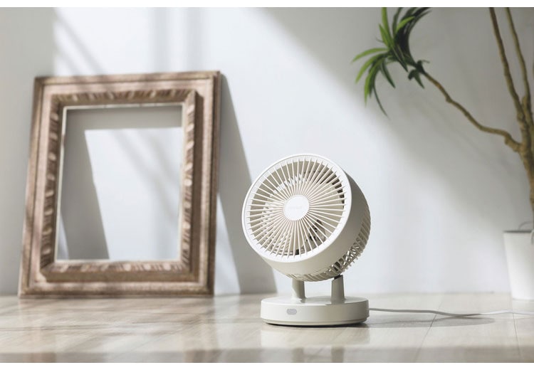 衣類乾燥 3Dサーキュレーター PUREAIR DRY ピュアエアドライ QS404 サーキュレーター 分解 静音 上下左右 自動首振り おしゃれ パワフル送風 お手入れ簡単 小型 リビング 部屋干し