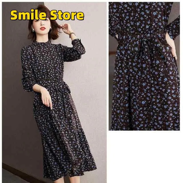 着痩せ きれいめ 通勤 ワンピース 韓国風 大きいサイズ 長袖 パーティードレス 秋冬 お呼ばれ おしゃれ レディース 新品 丸首 上品 膝丈ワンピース Aライン 40代 着痩せ きれいめ 通勤 ワンピース 韓国風 大きいサイズ 長袖 パーティードレス 秋冬 お呼ばれ おしゃれ レディース 新品 丸首 上品 膝丈ワンピース Aライン 40代