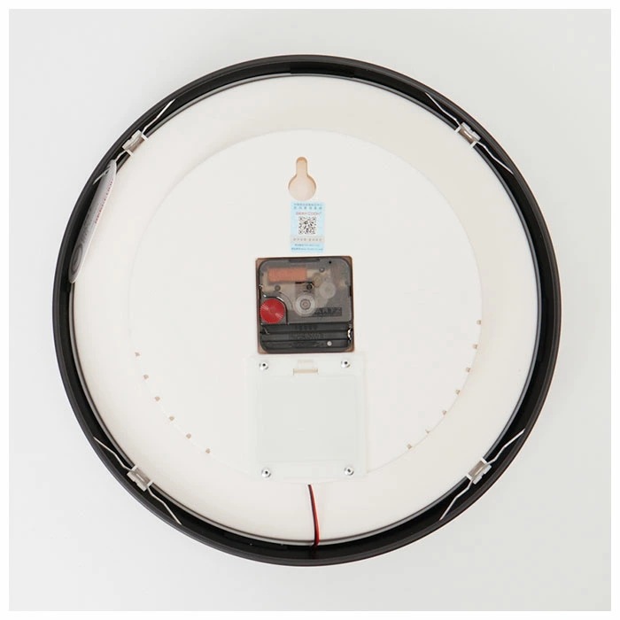 掛け時計 おしゃれ 通販 ウォールクロック 掛時計 壁掛け時計 アナログ 静か 静音 月 モチーフ 発光 月型 光る 音に反応 音声制御 LED ナイトライト シンプル リビング 寝室 インテリア小物