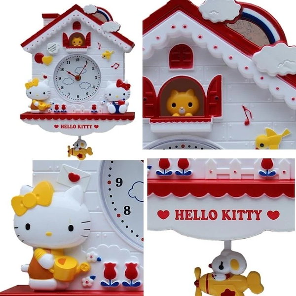 Qoo10] プリン メロディー シナモン 掛け時計