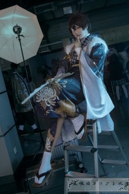 オフラインゲーム 文豪ストレイドッグス 迷ヰ犬怪奇譚 太宰治 和服　コスプレ衣装 　コスチューム ハロウィン