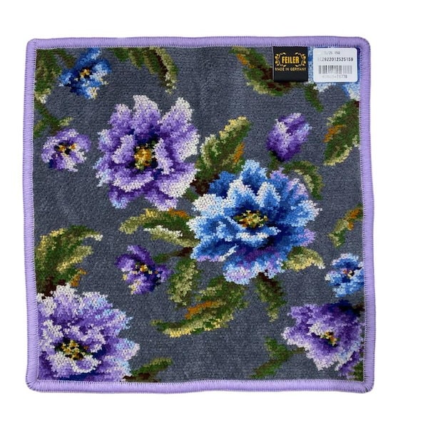 Qoo10] フェイラー タオルハンカチ 25cm 花柄 AMET