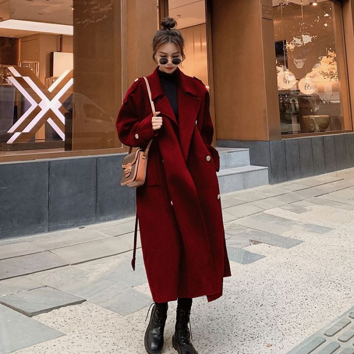 レディースファッション アウター 40代 ファッション 秋冬 エレガント きれいめ 大人 30代40代50代 ウール調 チェスターコート ロング丈 ベルト付き ダブルボタン ワイドスリーブ ルーズ ス レディースファッション アウター 40代 ファッション 秋冬 エレガント きれいめ 大人 30代40代50代 ウール調 チェスターコート ロング丈 ベルト付き ダブルボタン ワイドスリーブ ルーズ ス