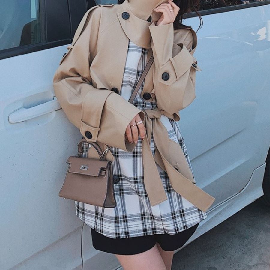 安いトレンチコート レディース スプリングコート ジャケット アウター 春秋 9716 店舗をフォローしてクーポンをゲット 安いトレンチコート レディース スプリングコート ジャケット アウター 春秋 9716 店舗をフォローしてクーポンをゲット