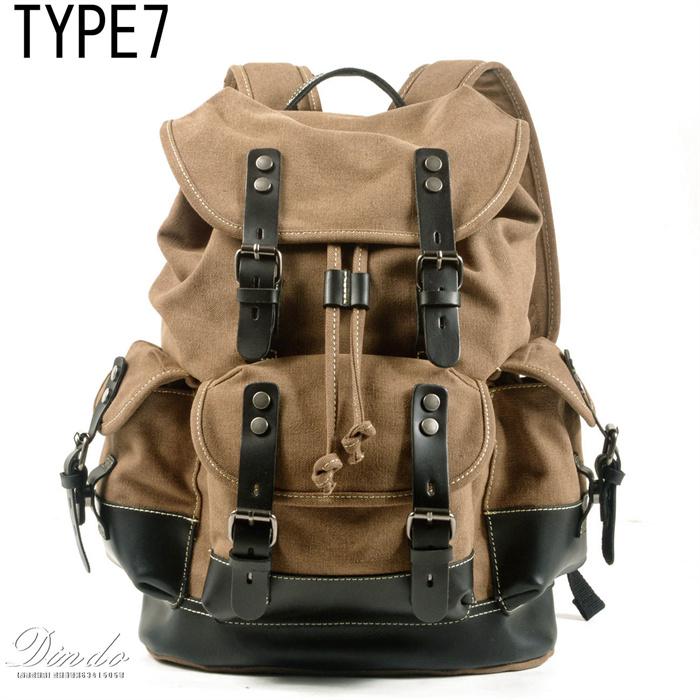 リュックサック メンズ キャンバス 牛革 リュック スポーツ 大容量 A4 レディース 通学 通勤 バックパック ビジネス PC 黒 レディース おしゃれ Rucksack 2