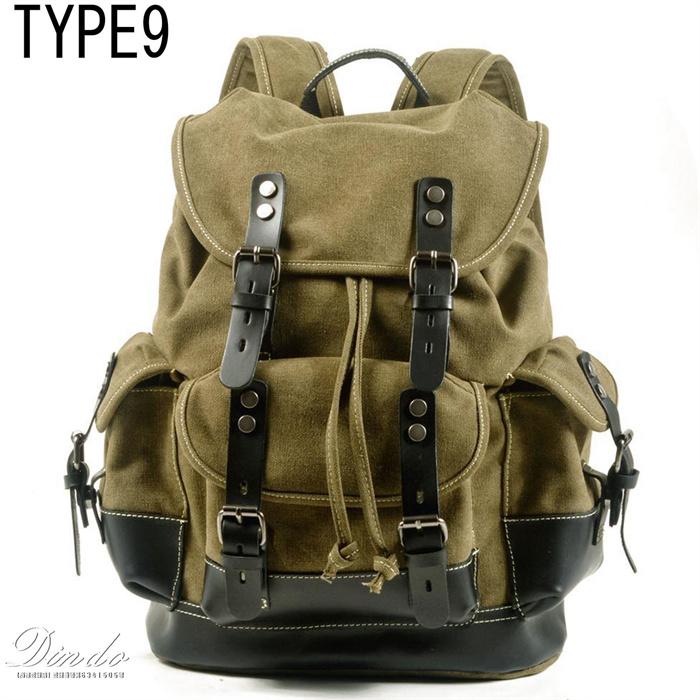 リュックサック メンズ キャンバス 牛革 リュック スポーツ 大容量 A4 レディース 通学 通勤 バックパック ビジネス PC 黒 レディース おしゃれ Rucksack 2