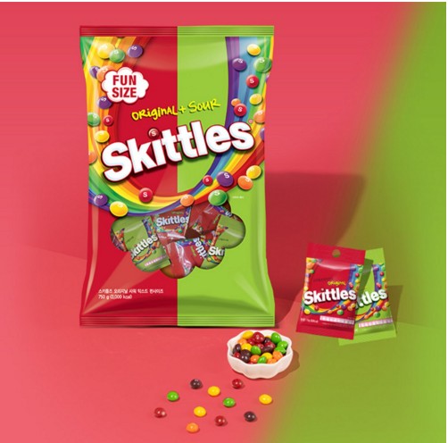 スキトルズ オリジナルサワーミックスドファンサイズ 750g2個 キャンディギフト キャンディ大容量ギフト おやつ キャンディ 韓国食品