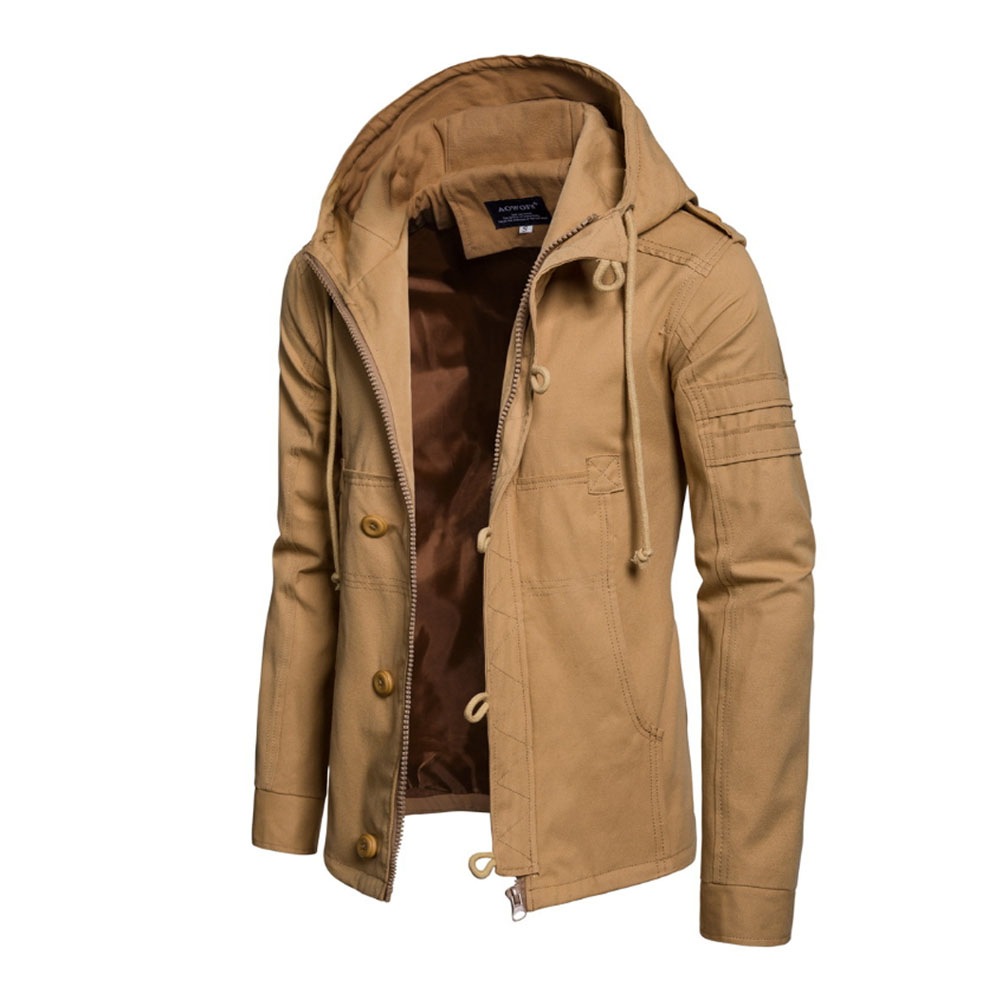 メンズ アウター ミリタリージャケット フード付 コート アウター 春秋冬 防寒ウェア コート メンズ アウター ミリタリージャケット フード付 コート アウター 春秋冬 防寒ウェア コート