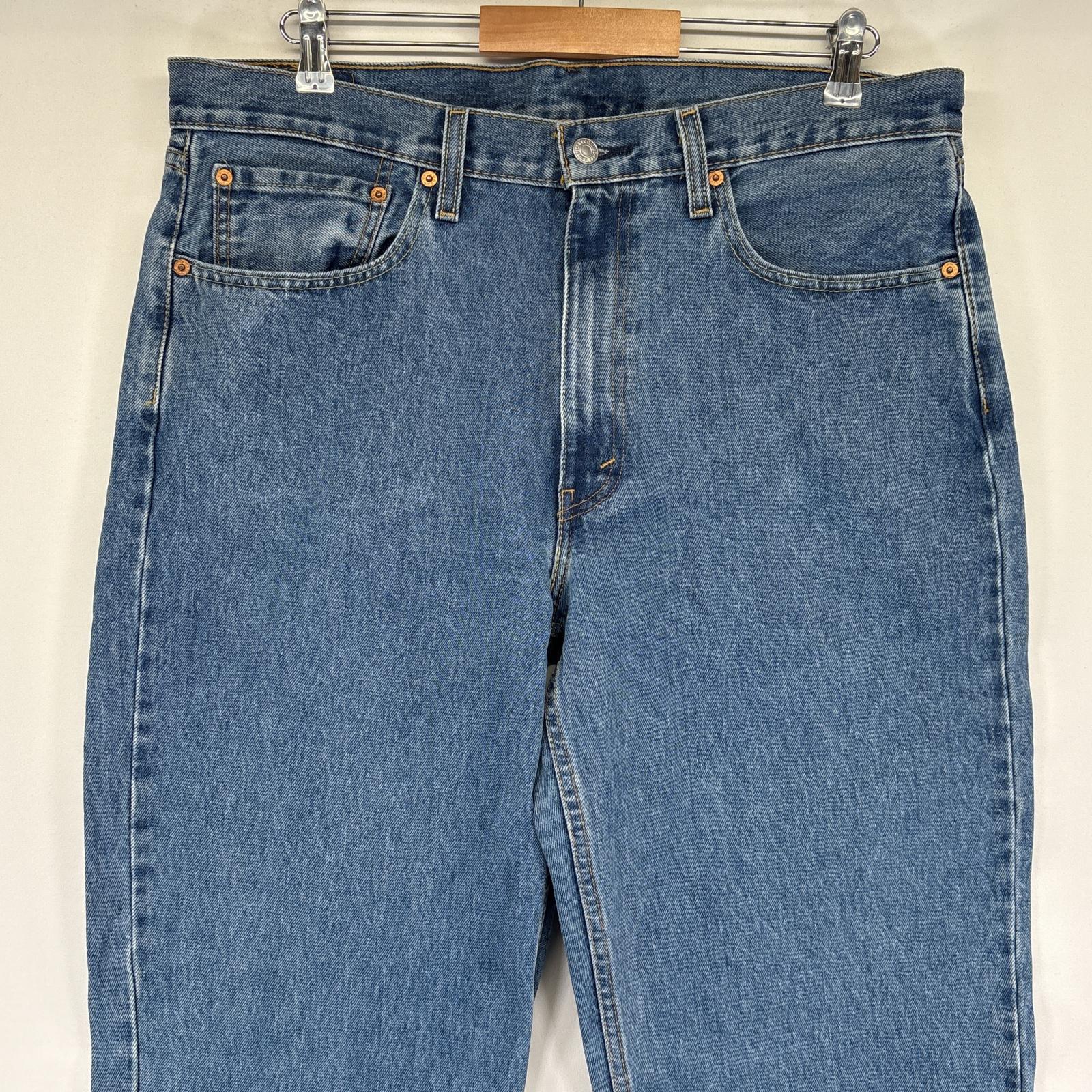 古着 デニムパンツ 550 テーパード ジーンズ ジーパン 5ポケット 長ズボン ロング w36 L36 ブルー メンズ 古着 デニムパンツ 550 テーパード ジーンズ ジーパン 5ポケット 長ズボン ロング w36 L36 ブルー メンズ