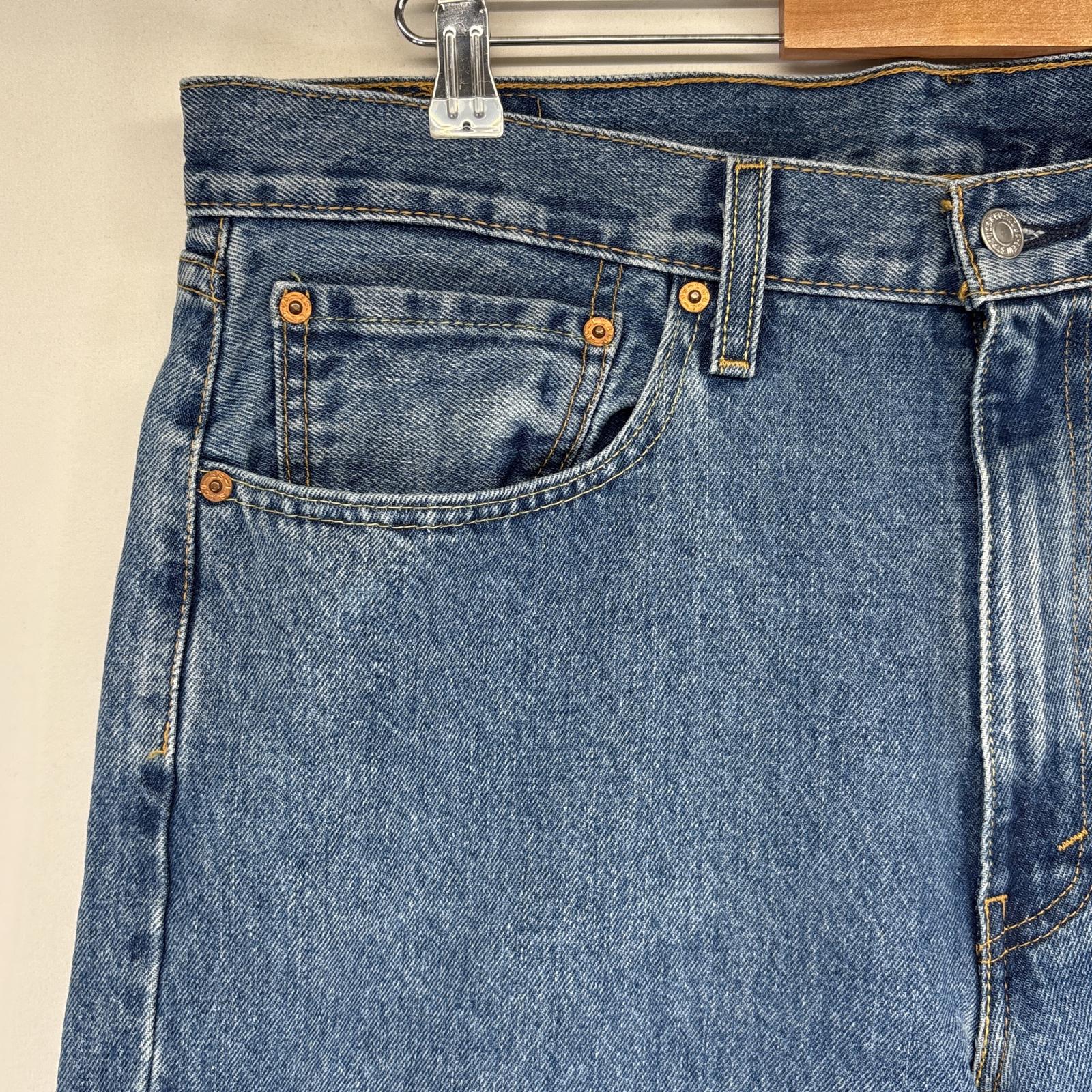 古着 デニムパンツ 550 テーパード ジーンズ ジーパン 5ポケット 長ズボン ロング w36 L36 ブルー メンズ 古着 デニムパンツ 550 テーパード ジーンズ ジーパン 5ポケット 長ズボン ロング w36 L36 ブルー メンズ