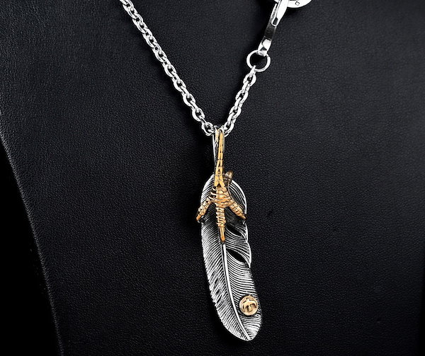 ゴローズ goro's(ゴローズ) メタル付きホイール太角チェーン ネックレス