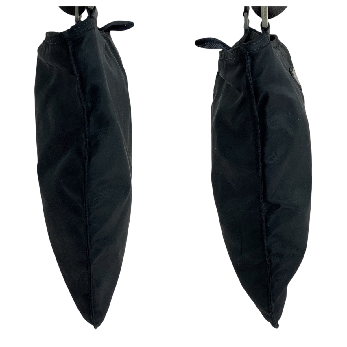 テスート 三角ロゴプレート ブラック 黒 シルバー金具 ナイロン ショルダーバッグ ポシェット レディース 503826