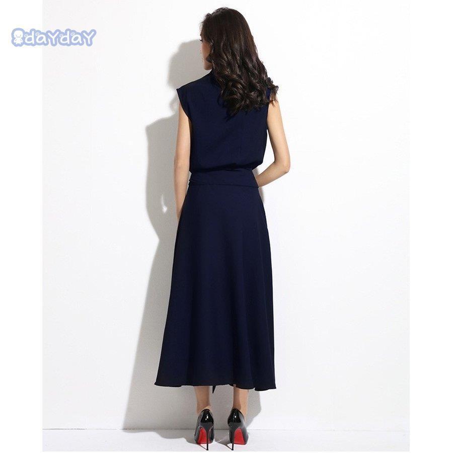 ロングワンピ ワンピース レディース ロング丈 マキシ丈 カジュアル風 着痩せ 無地 付き ハイネック ノースリーブ ロングワンピ ワンピース レディース ロング丈 マキシ丈 カジュアル風 着痩せ 無地 付き ハイネック ノースリーブ