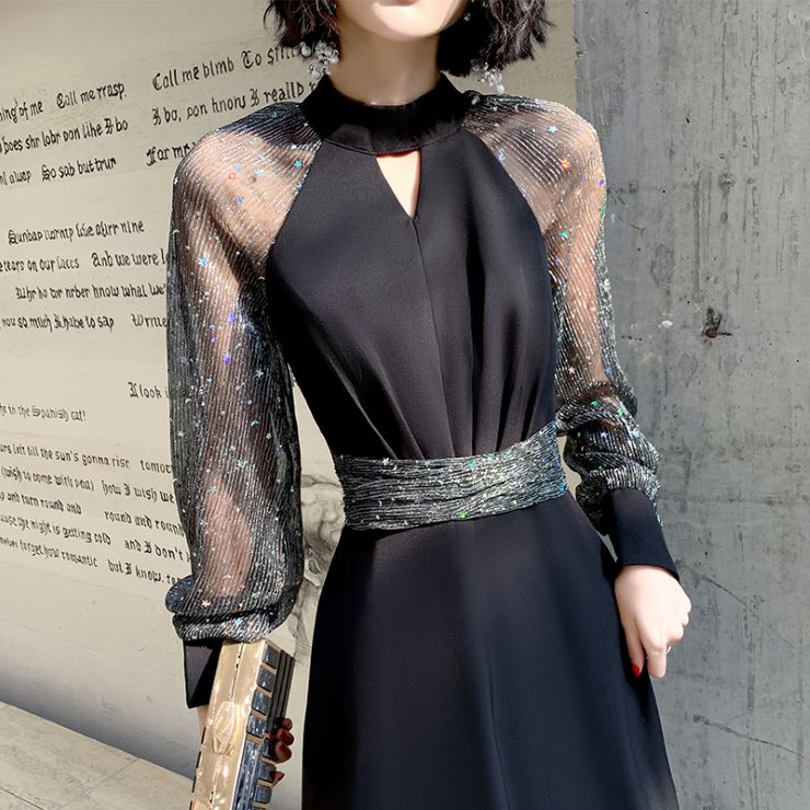 ロング丈シースルースリーブワンピース パーティードレス ワンピース 結婚式 披露宴 卒業式 入学式 発表会 二次会 フォーマル 20代 30代 40代 大人 ロング丈シースルースリーブワンピース パーティードレス ワンピース 結婚式 披露宴 卒業式 入学式 発表会 二次会 フォーマル 20代 30代 40代 大人