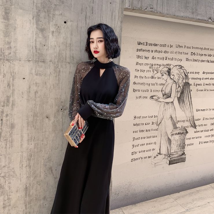 ロング丈シースルースリーブワンピース パーティードレス ワンピース 結婚式 披露宴 卒業式 入学式 発表会 二次会 フォーマル 20代 30代 40代 大人 ロング丈シースルースリーブワンピース パーティードレス ワンピース 結婚式 披露宴 卒業式 入学式 発表会 二次会 フォーマル 20代 30代 40代 大人