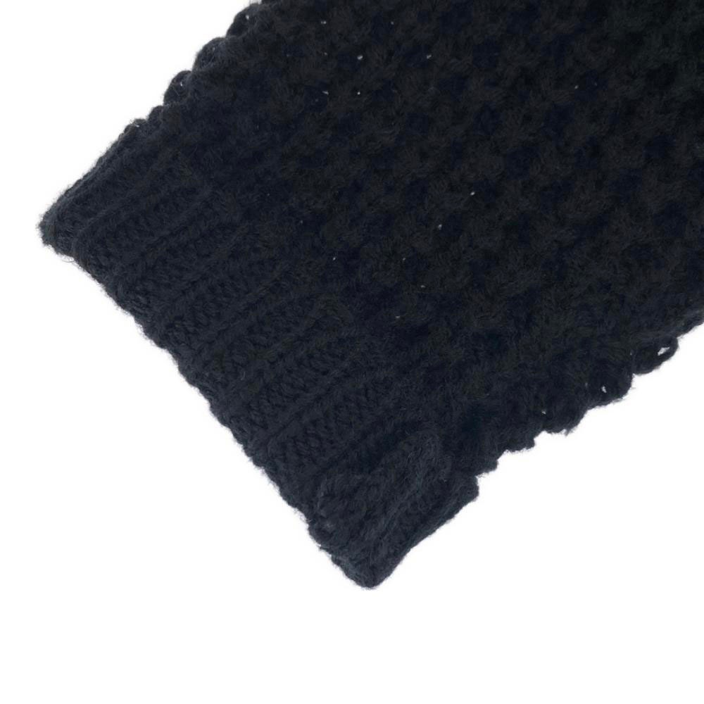 ウールブレンド 長袖 ニットカーディガン F ブラック レディース ウールブレンド 長袖 ニットカーディガン F ブラック レディース