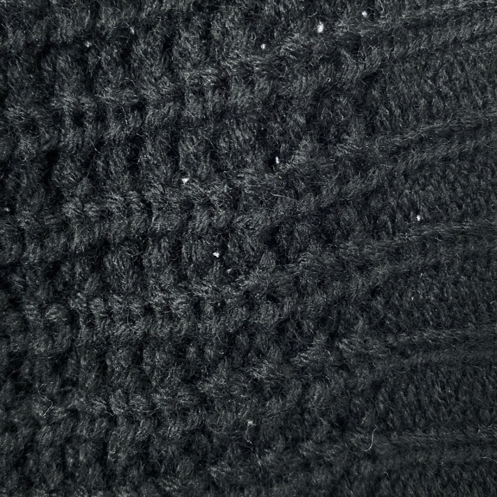 ウールブレンド 長袖 ニットカーディガン F ブラック レディース ウールブレンド 長袖 ニットカーディガン F ブラック レディース