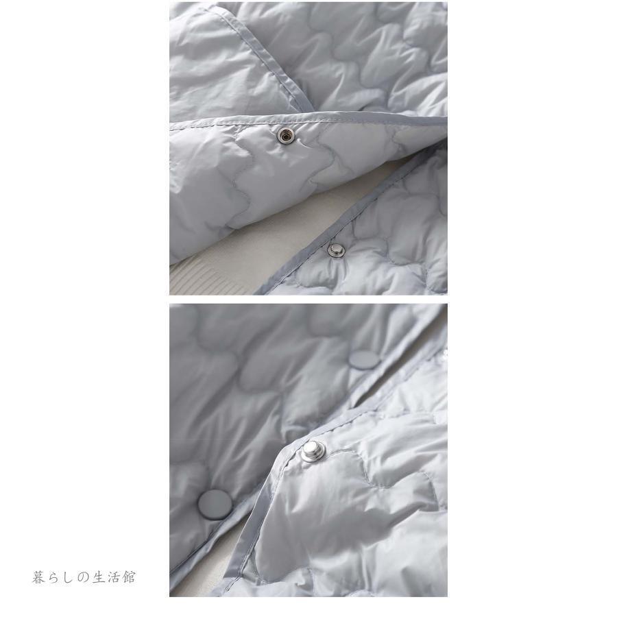 キルティング ジャケット レディース 中綿ジャケット アウター 上着 羽織り コート ショート ノーカラー 撥水 長袖 中綿 防寒 カジュアル アウトドア