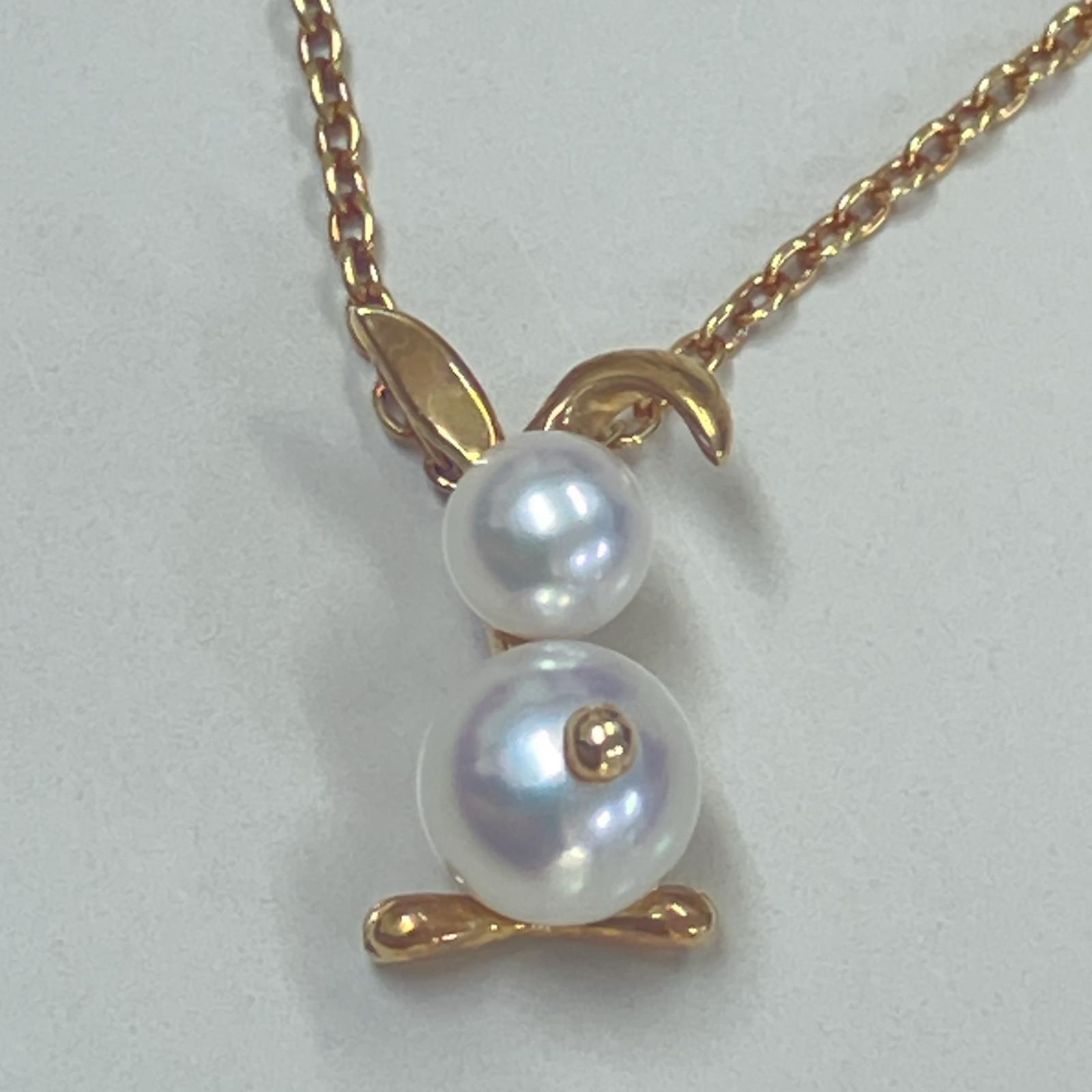 ラビットモチーフ ネックレス K18ゴールド ゴールド k18刻印【中古】 レディース ラビットモチーフ ネックレス K18ゴールド ゴールド k18刻印【中古】 レディース