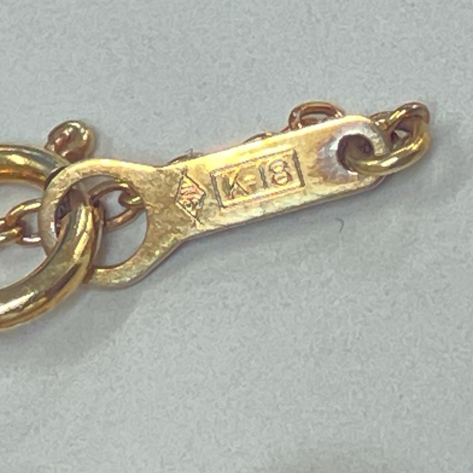 ラビットモチーフ ネックレス K18ゴールド ゴールド k18刻印【中古】 レディース ラビットモチーフ ネックレス K18ゴールド ゴールド k18刻印【中古】 レディース