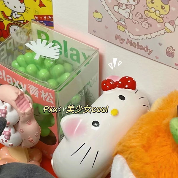 Qoo10] ハローキティ ピンク 灰皿 セラミック灰