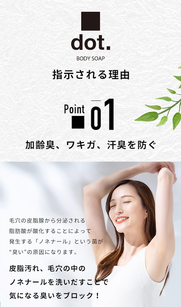 Qoo10] dot. dot デオドラント ボディーソープ ボ