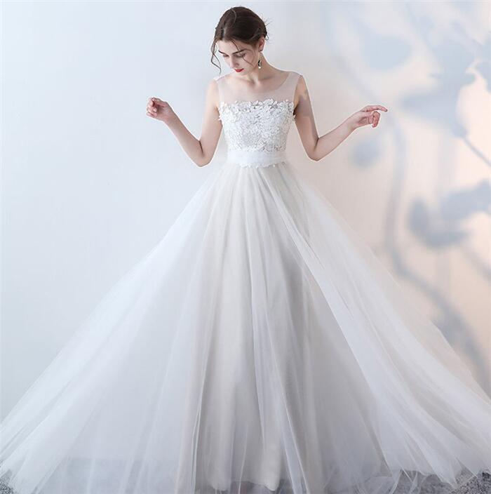 ウェディングドレス ノースリーブ ワンピース パーティードレス ホワイトドレス スレンダーライン ファスナータイプ【床付き・トレーン】ホワイト エレガント elegant 結婚式 演奏会用 二次会 花 ウェディングドレス ノースリーブ ワンピース パーティードレス ホワイトドレス スレンダーライン ファスナータイプ【床付き・トレーン】ホワイト エレガント elegant 結婚式 演奏会用 二次会 花