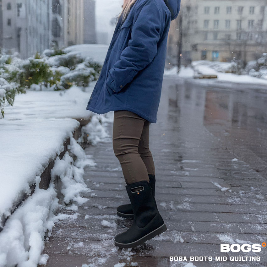 BOGA MID QUILTING 79134 レディース ブーツ ミドルブーツ スノーブーツ ウォータープルーフ 防水 ウィンターブーツ カジュアル 靴 保温 暖かい