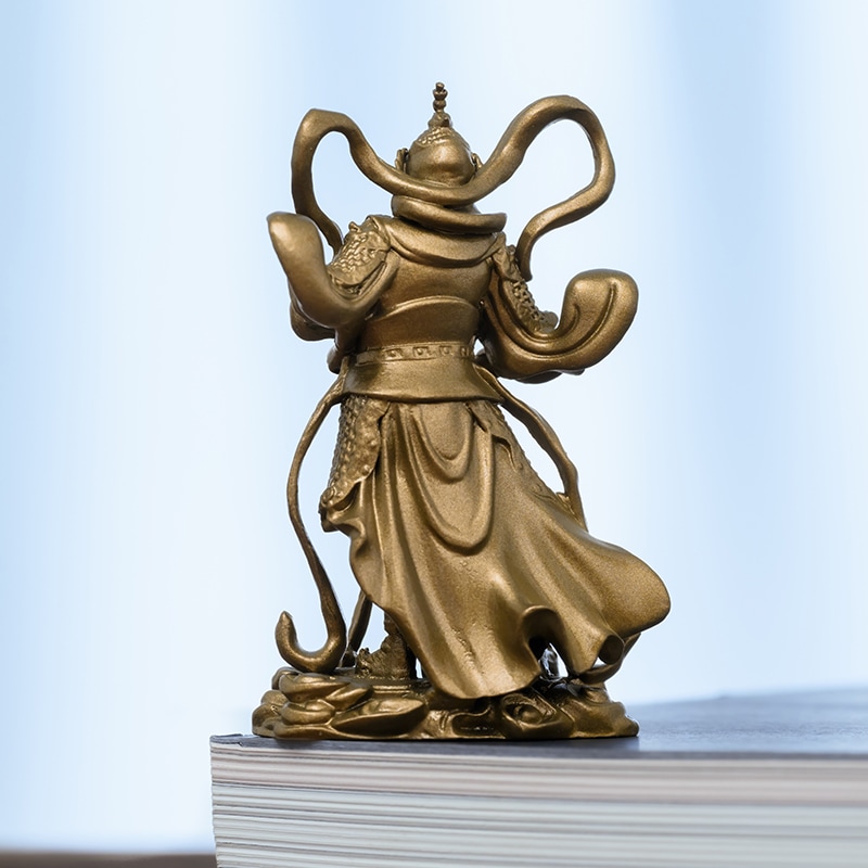 手作 韋陀菩薩像 黄銅製の正義と平和の守護者家庭や書斎で災厄を払い心の安定をもたらす存在 手作 韋陀菩薩像 黄銅製の正義と平和の守護者家庭や書斎で災厄を払い心の安定をもたらす存在