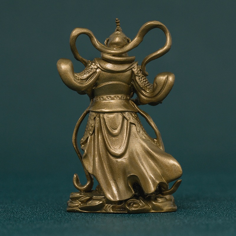 手作 韋陀菩薩像 黄銅製の正義と平和の守護者家庭や書斎で災厄を払い心の安定をもたらす存在 手作 韋陀菩薩像 黄銅製の正義と平和の守護者家庭や書斎で災厄を払い心の安定をもたらす存在